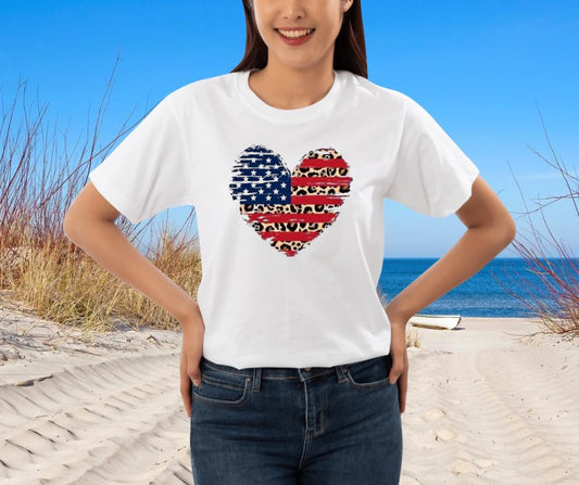 American Flag Heart
