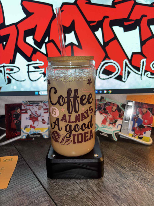 Coffee Snow Globe Tumbler