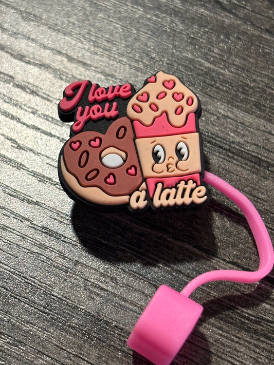 Coffee Donut Straw Topper