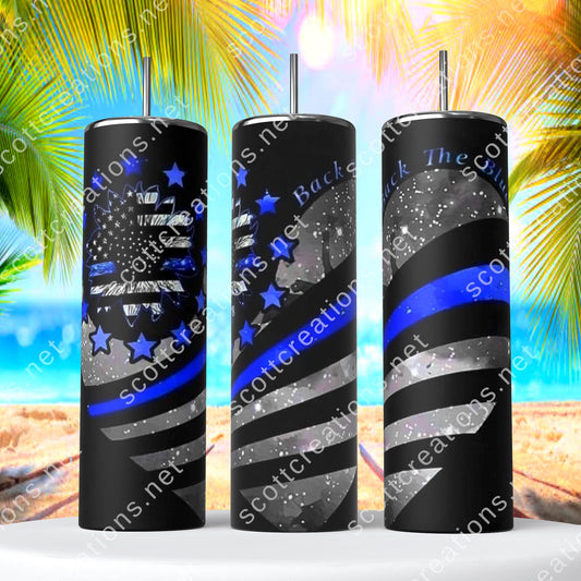 Back the Blue Tumbler