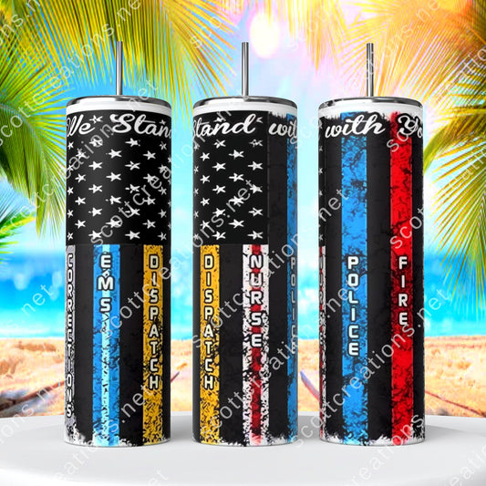 Back the First Responders Tumbler