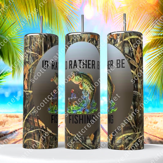 Rather be Fishing Tumbler