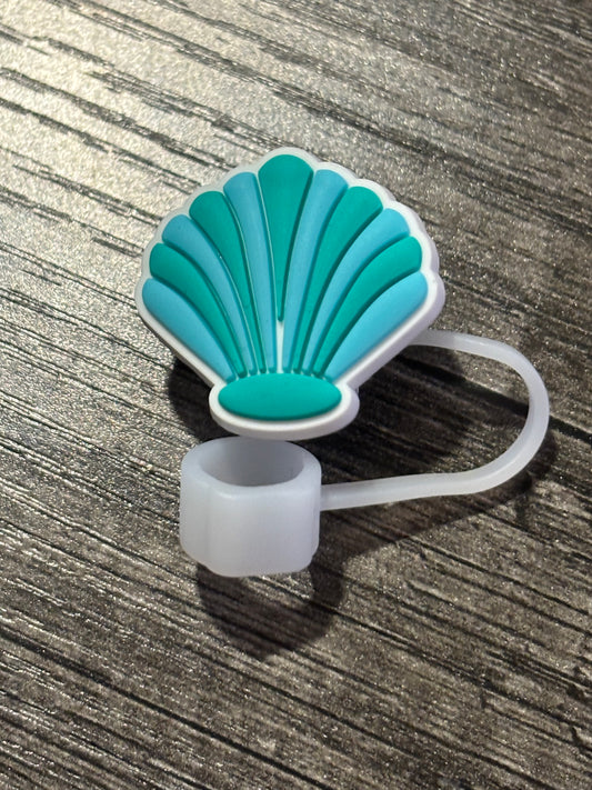 Blue Shell Straw Topper