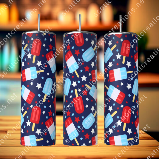 Popsicle Stars Tumbler