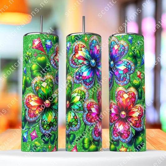 20oz Patty Flowers Tumbler