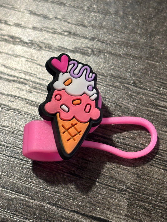 Ice Cream Straw Topper