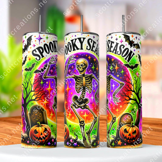 Skelly Spooky Season Tumbler