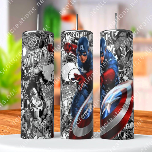 Comic Captain Tumbler