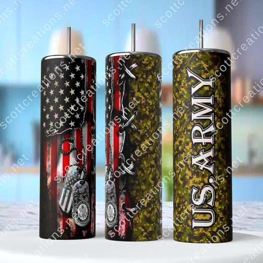 Camo Army Tumbler