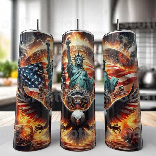 Liberty Flag Tumbler