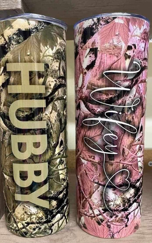 Hubby Camo Tumbler