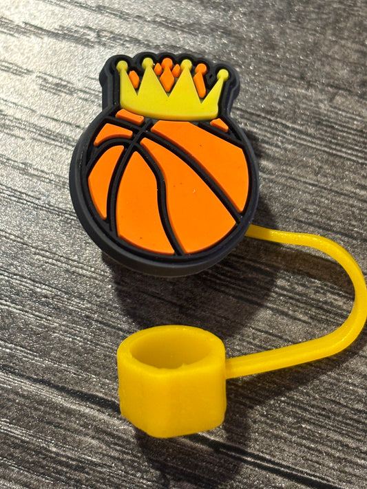 Basketball King Straw Topper