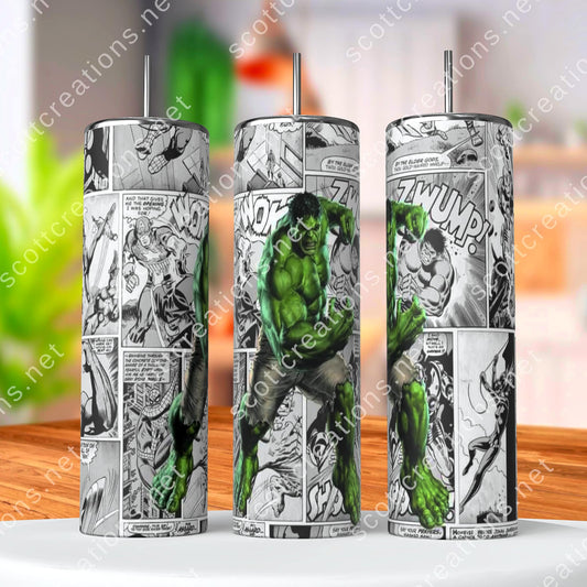 Comic Hulk Tumbler