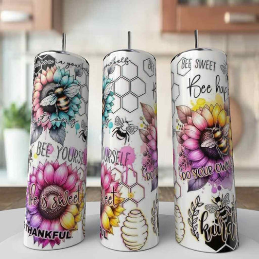 Bee Happy Tumbler