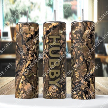 Hubby Camo Tumbler